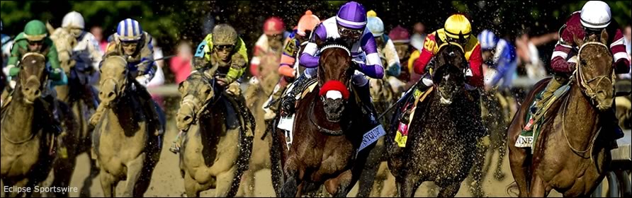 Nyquist in the 2016 Kentucky Derby
